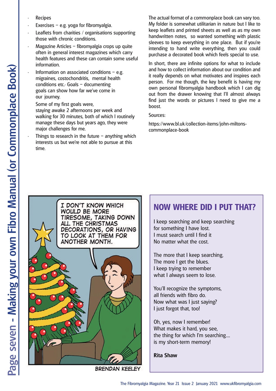 Fibromyalgia Magazine Preview Pages