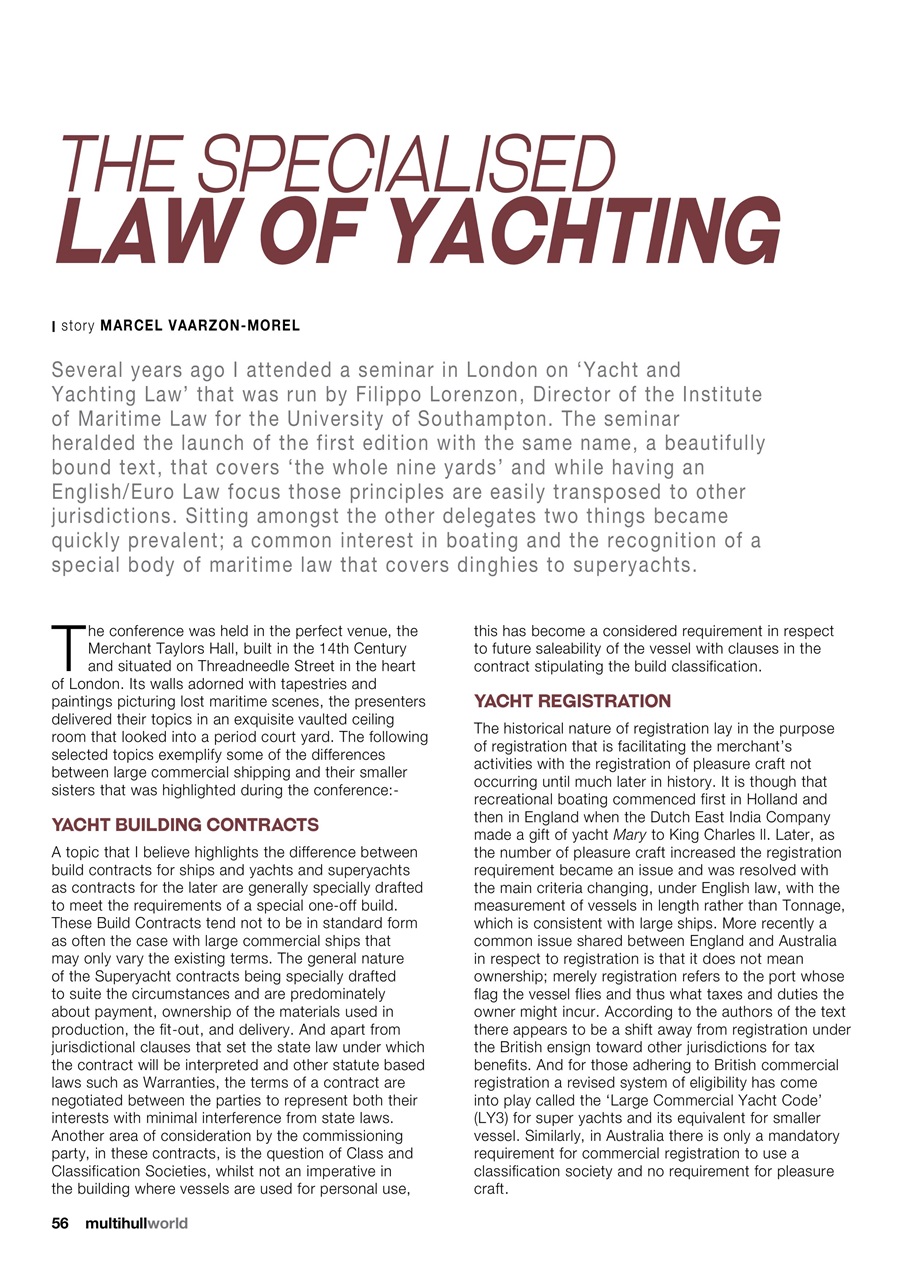 Multihull World Preview Pages