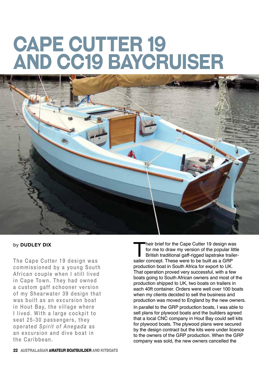Australian Amateur Boat Builder Preview Pages
