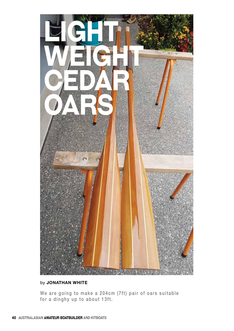 Australian Amateur Boat Builder Preview Pages