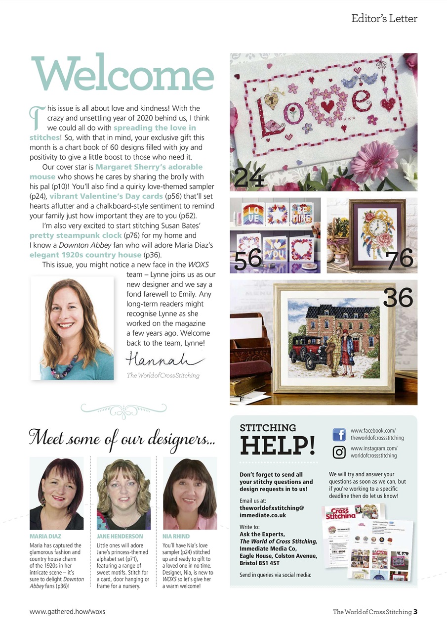 The World of Cross Stitching Preview Pages