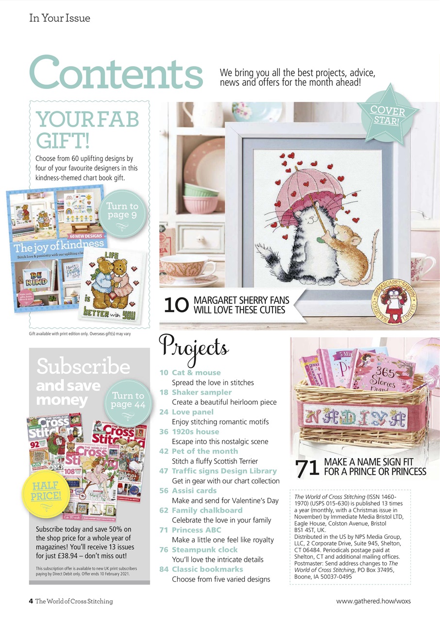 The World of Cross Stitching Preview Pages