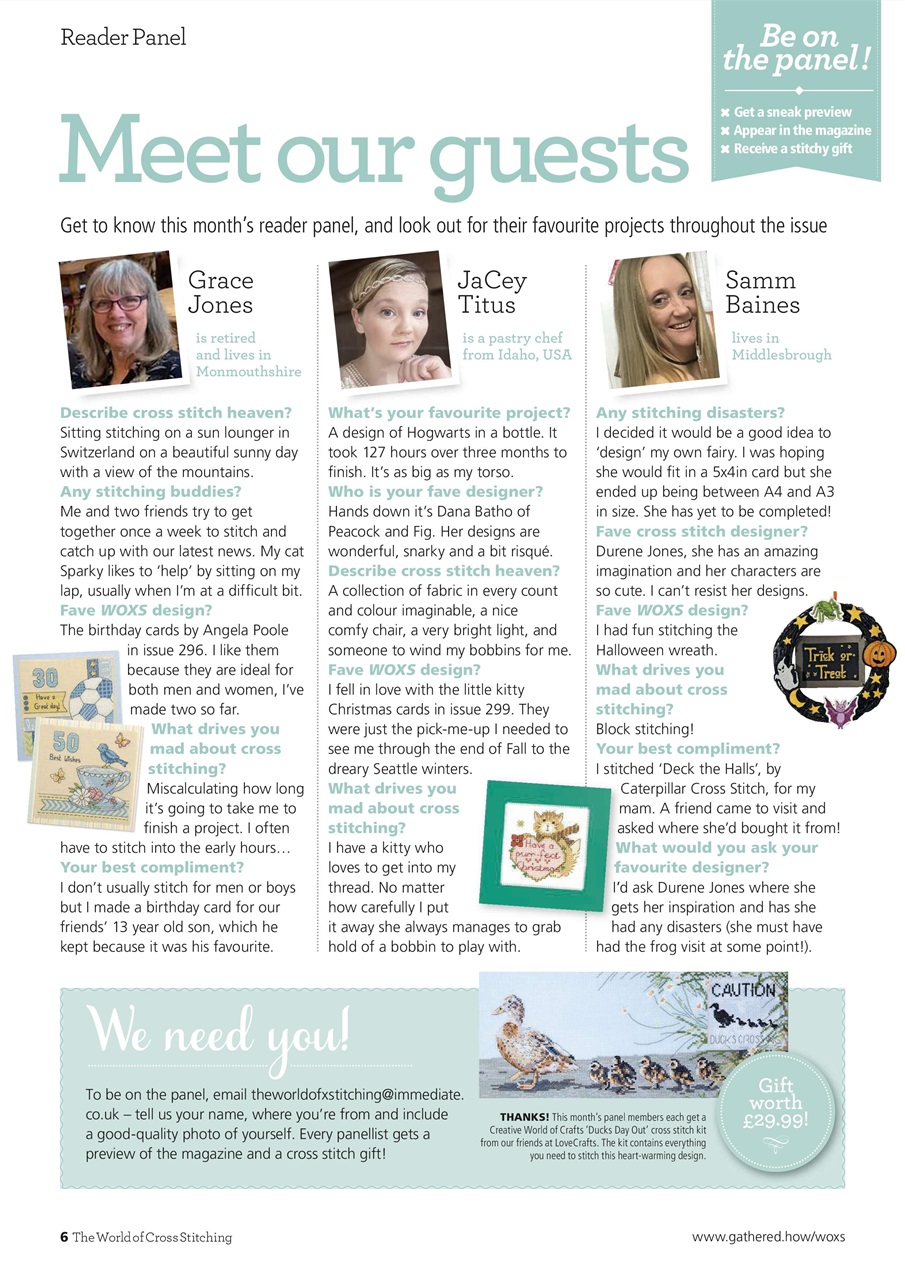 The World of Cross Stitching Preview Pages