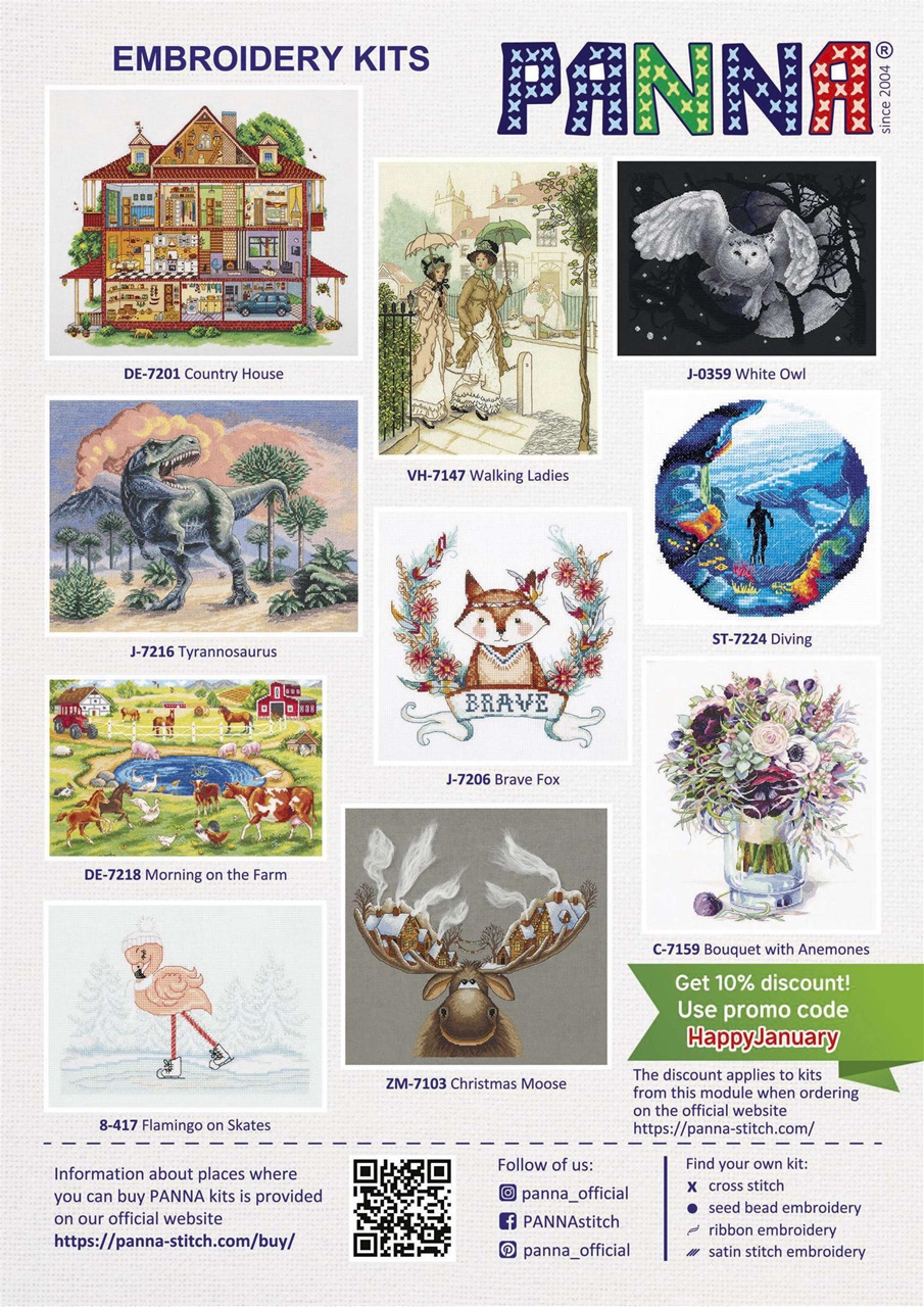 The World of Cross Stitching Preview Pages