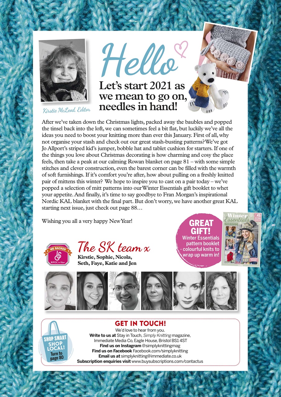 Simply Knitting Preview Pages