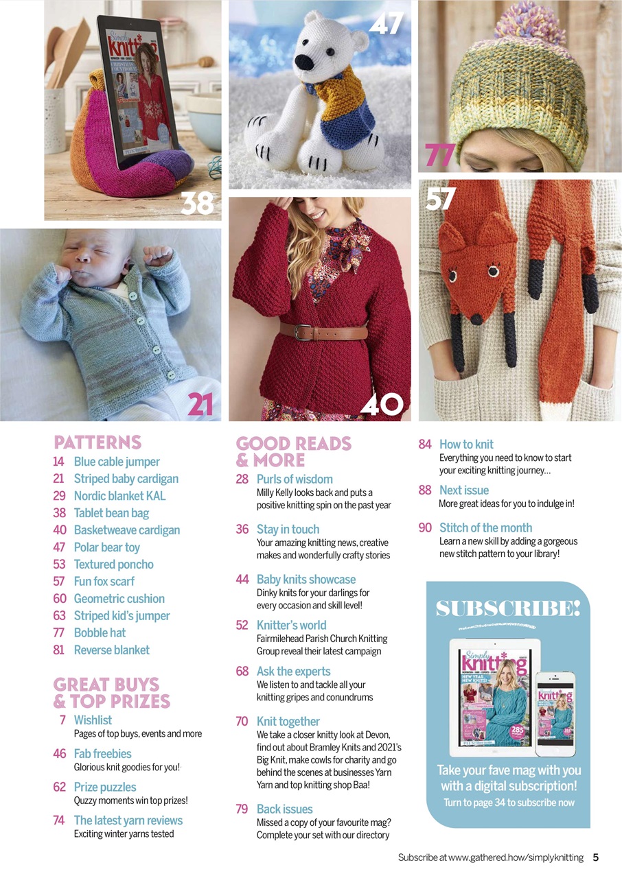 Simply Knitting Preview Pages