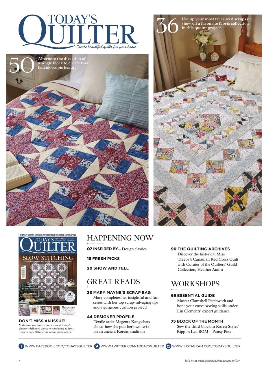 Today’s Quilter Preview Pages