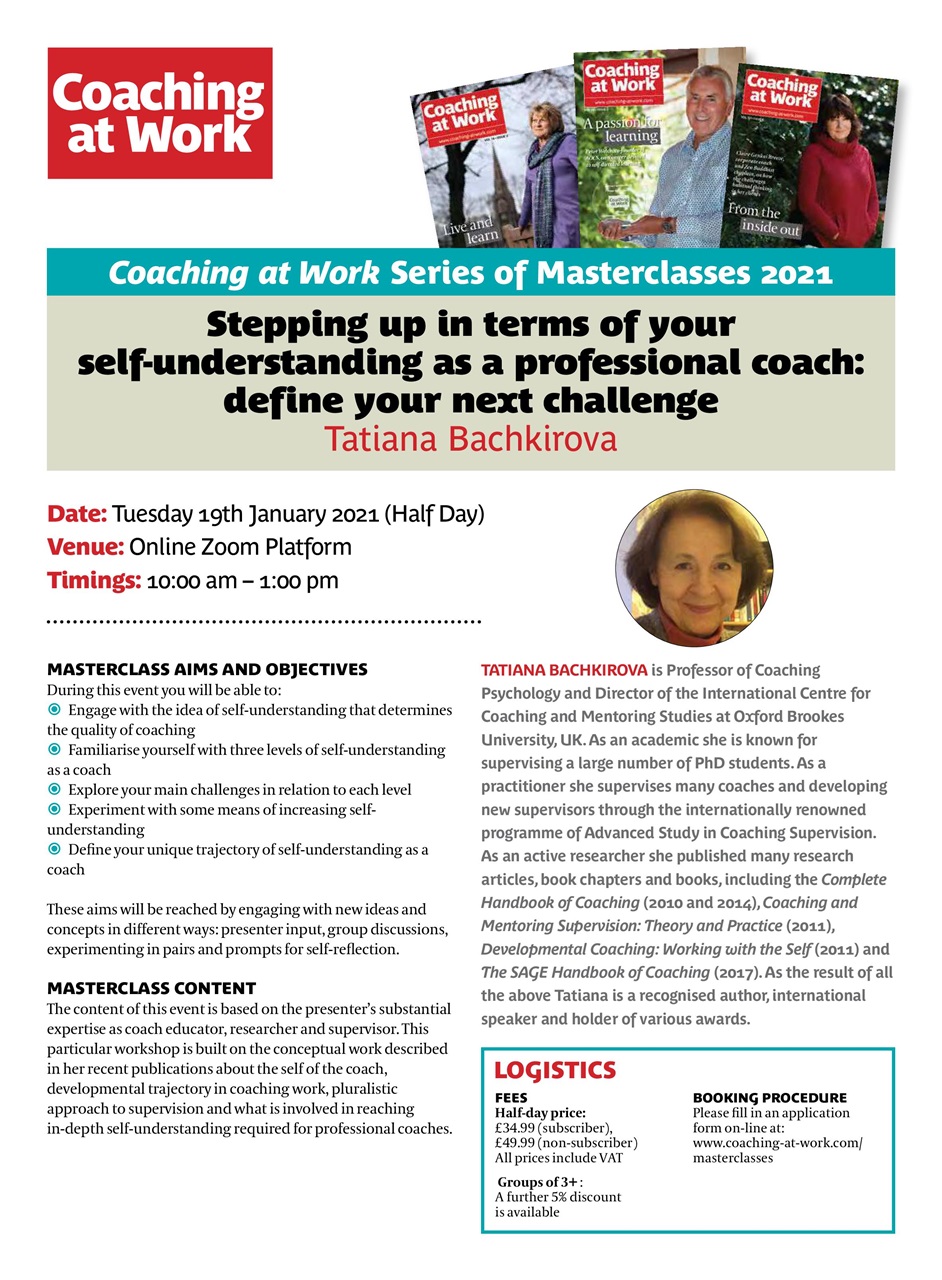 Coaching at Work Preview Pages