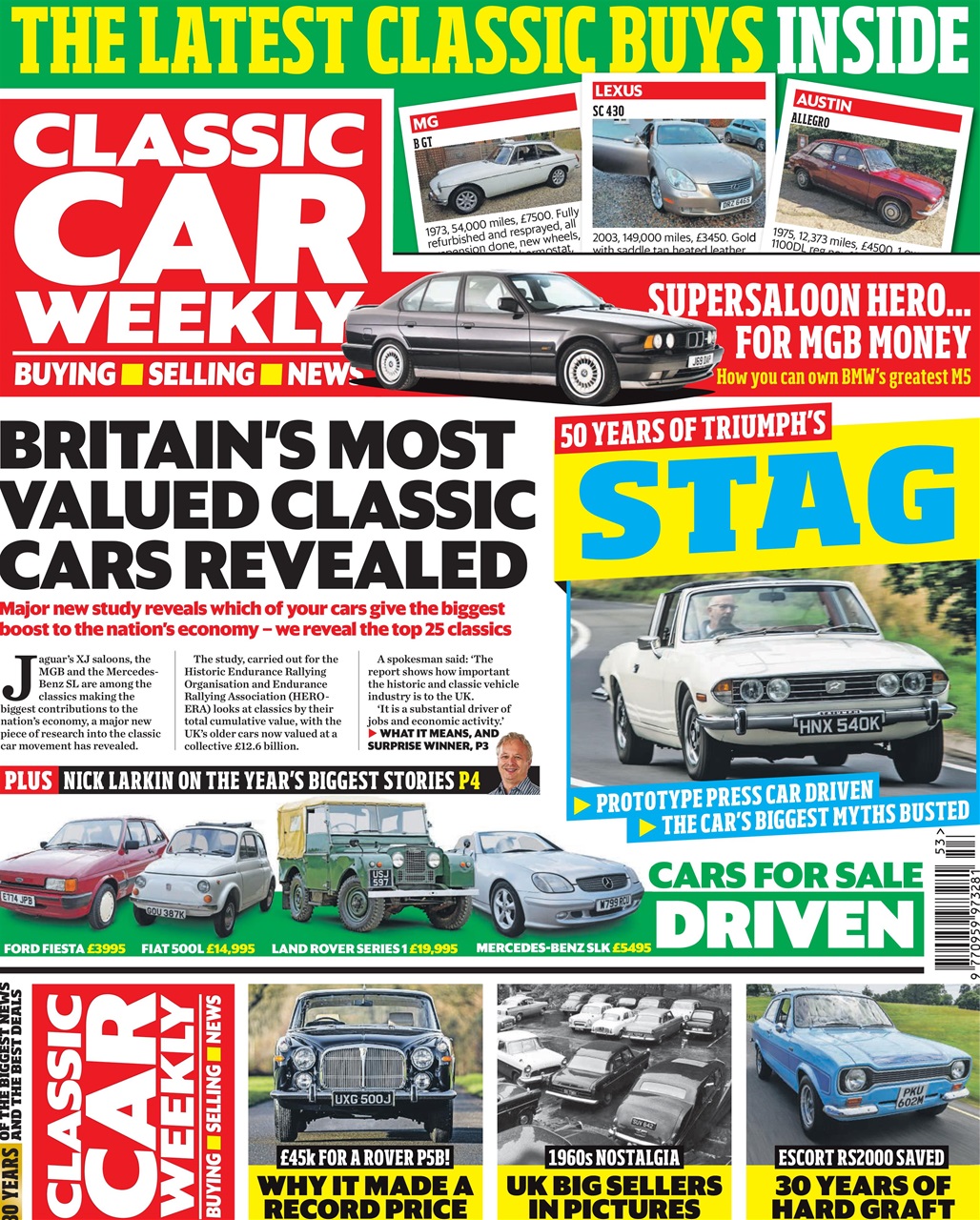 Classic Car Weekly Preview Pages