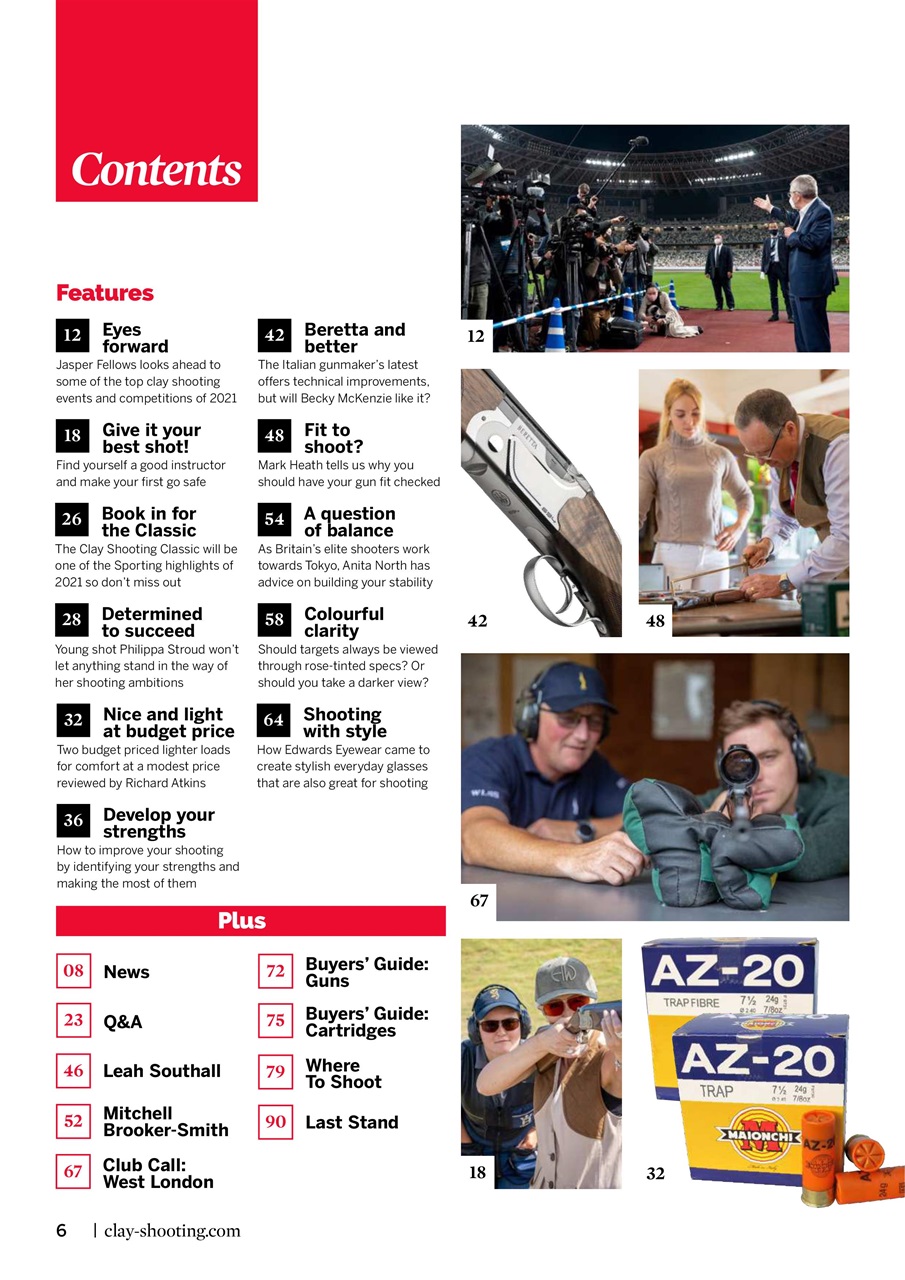 Clay Shooting Preview Pages