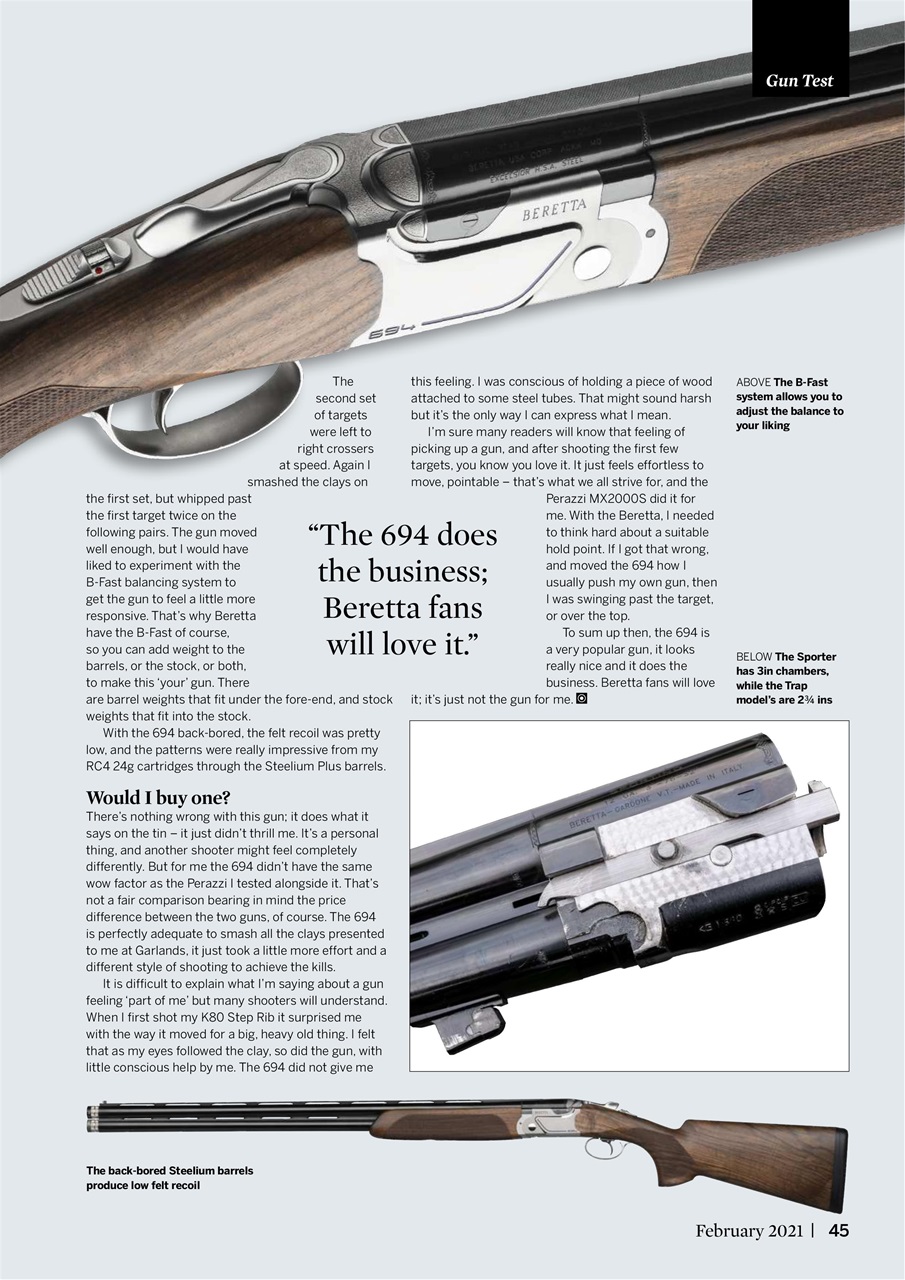 Clay Shooting Preview Pages