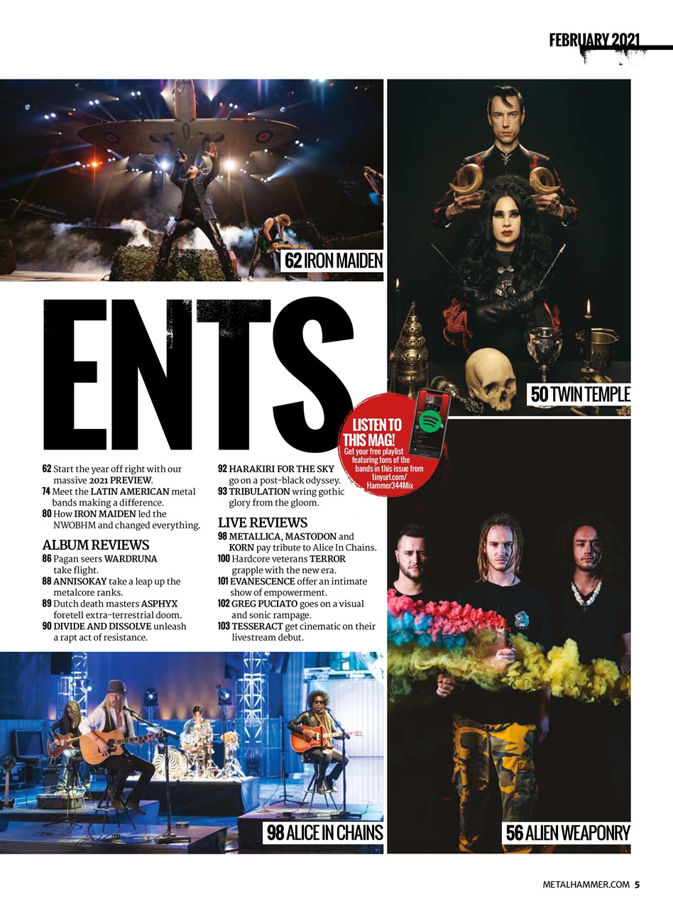 Metal Hammer Preview Pages