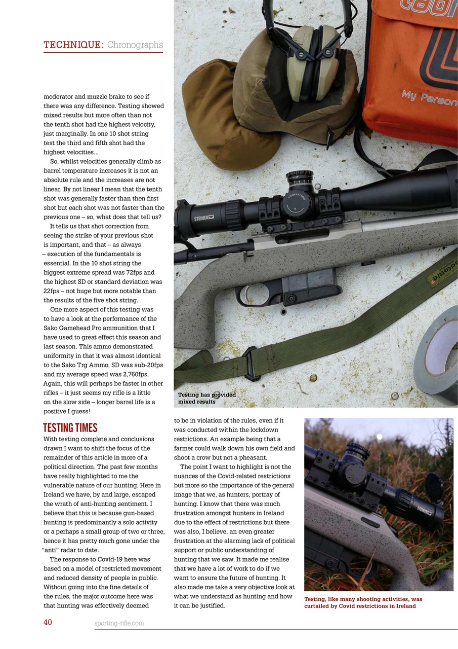 Sporting Rifle Preview Pages