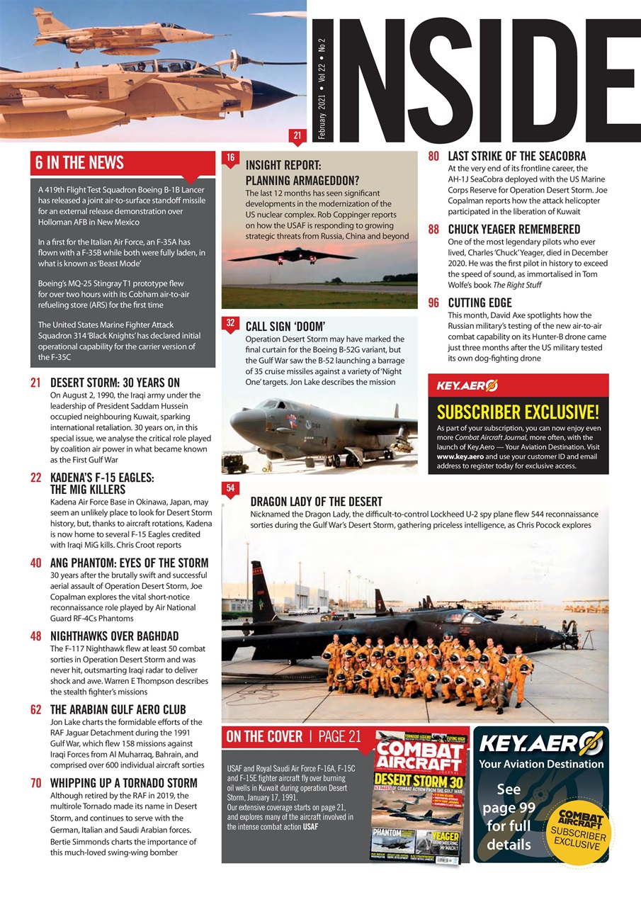 Combat Aircraft Journal Preview Pages