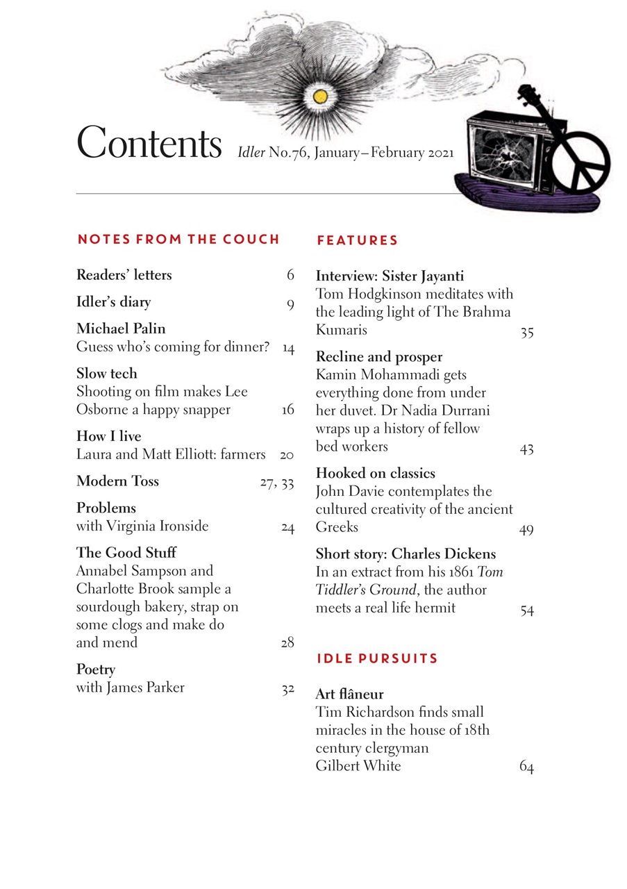 The Idler Magazine Preview Pages