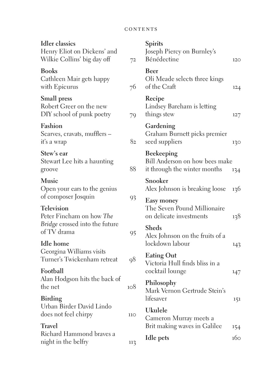 The Idler Magazine Preview Pages