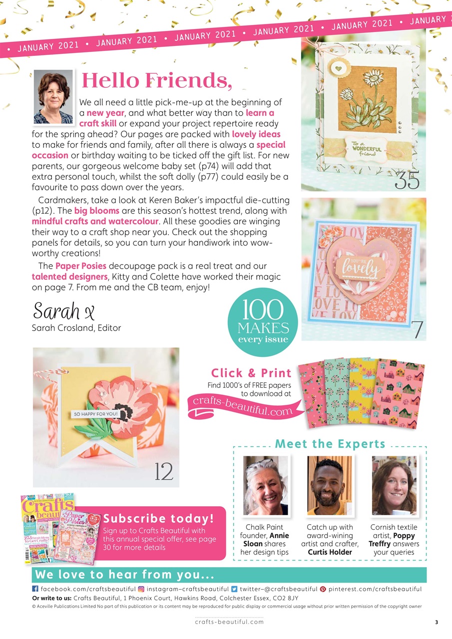 Crafts Beautiful Preview Pages