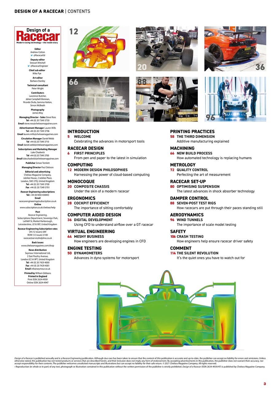 Racecar Engineering Preview Pages