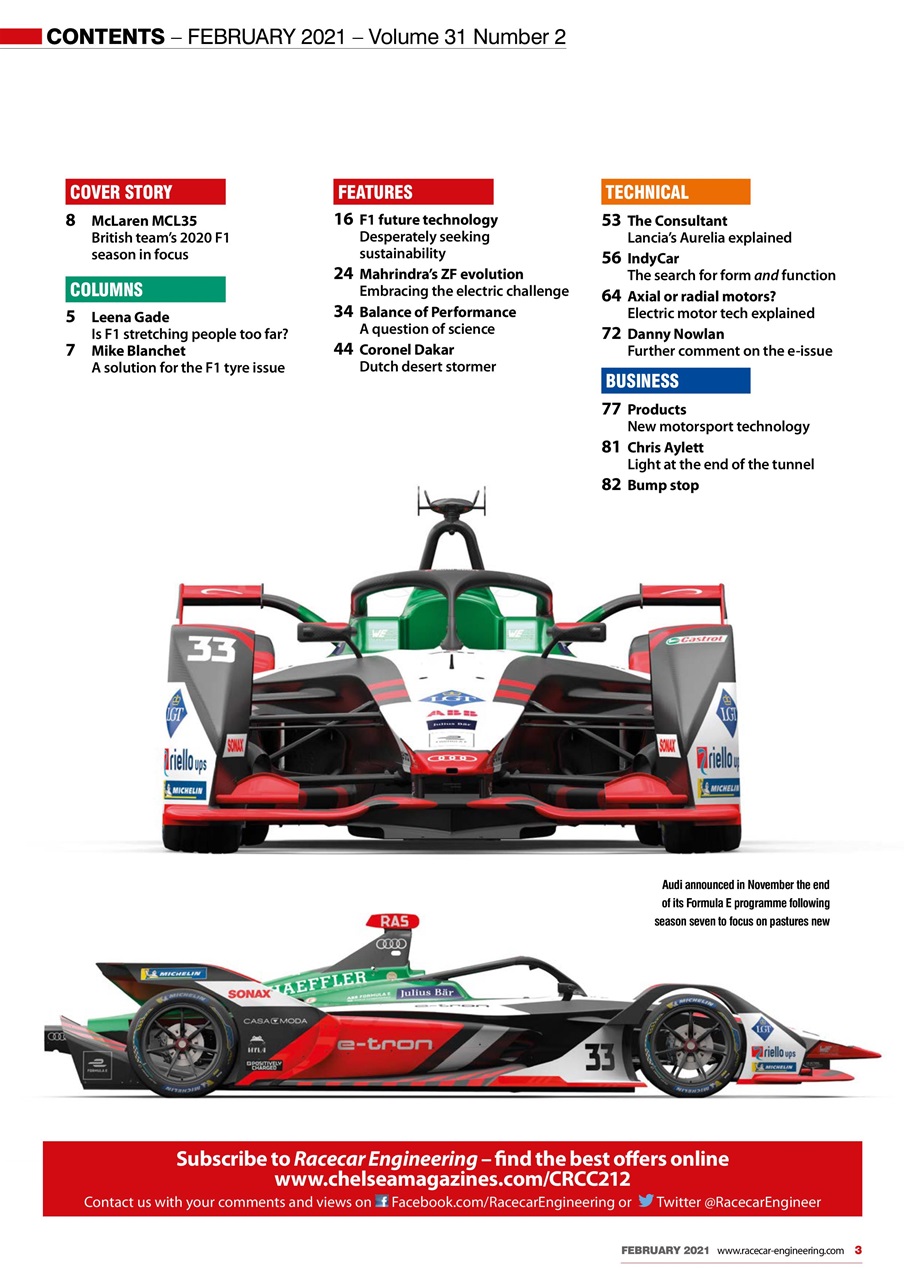 Racecar Engineering Preview Pages