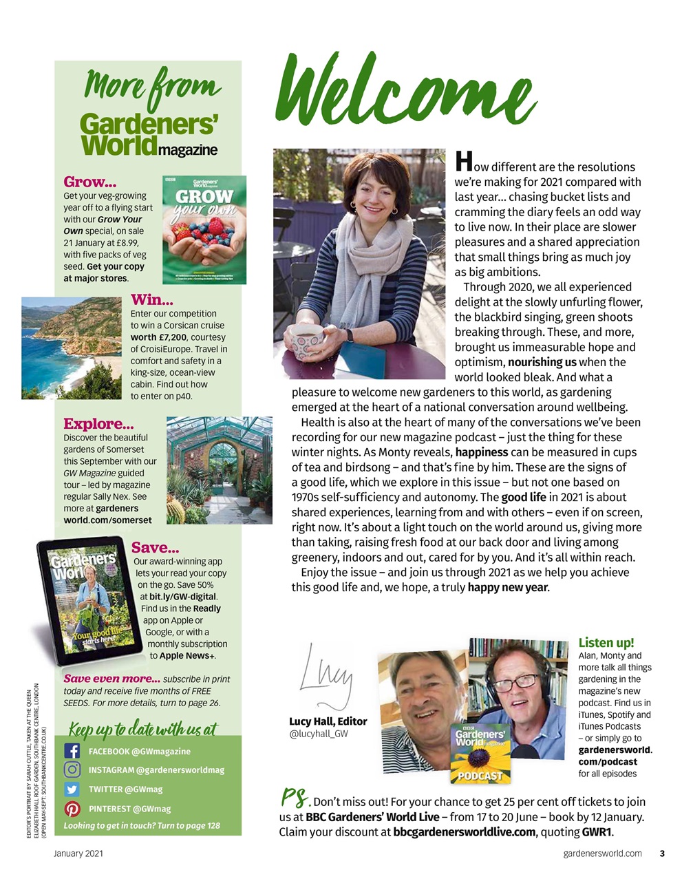 BBC Gardeners’ World Magazine Preview Pages