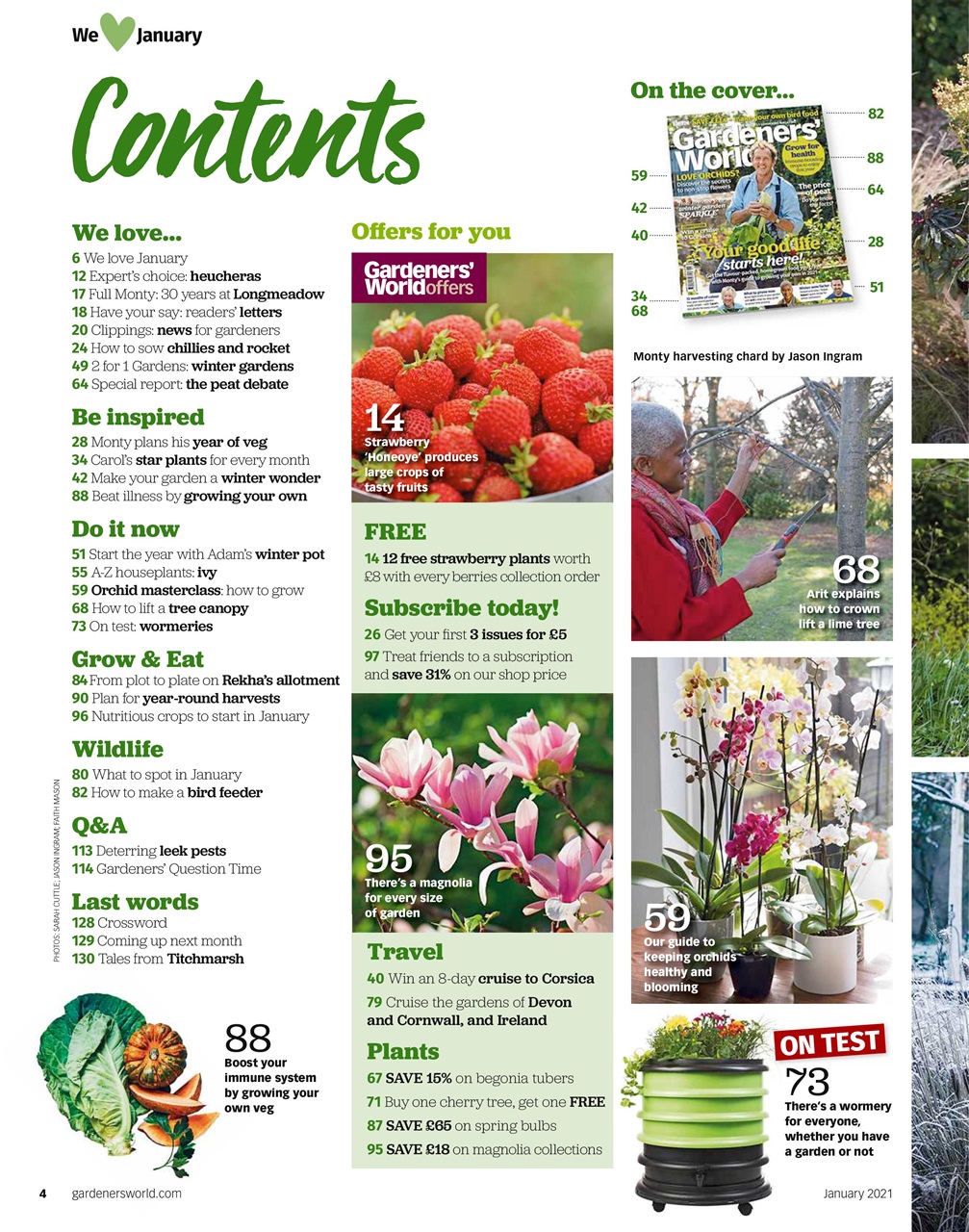 BBC Gardeners’ World Magazine Preview Pages