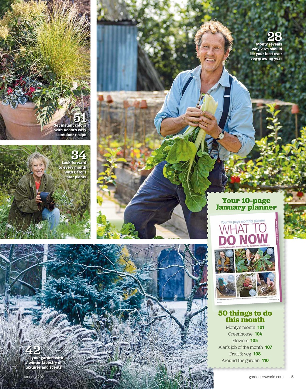 BBC Gardeners’ World Magazine Preview Pages