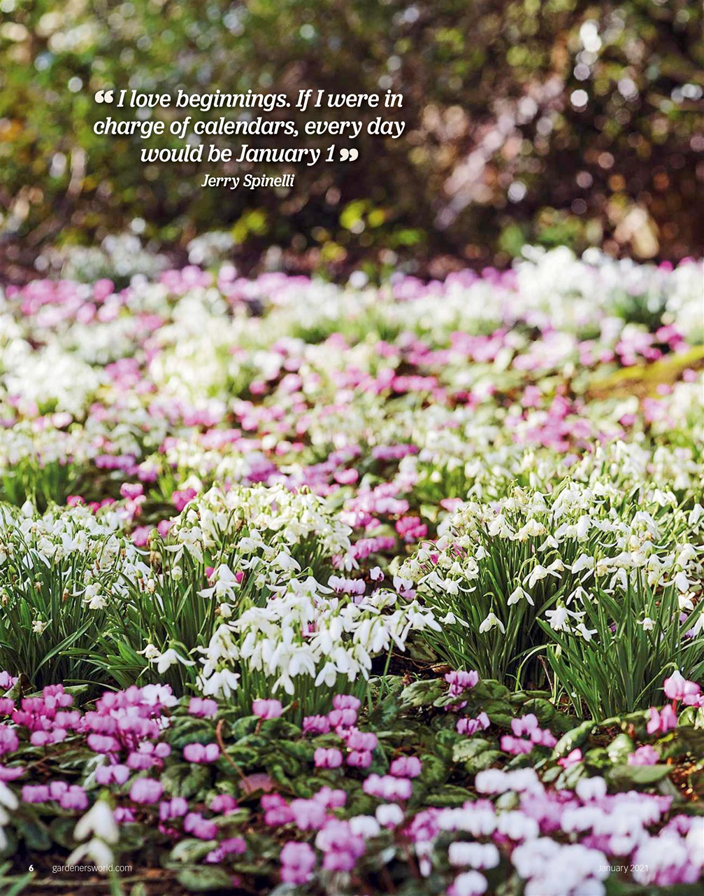 BBC Gardeners’ World Magazine Preview Pages