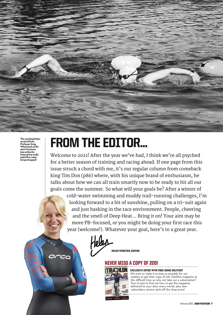 220 Triathlon Magazine Preview Pages