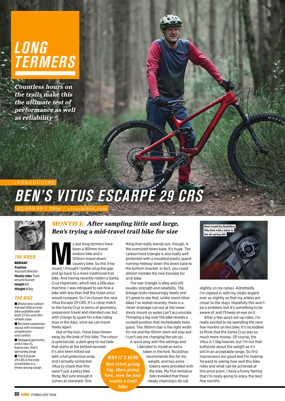 Mountain Bike Rider Preview Pages