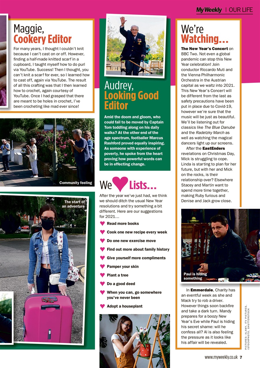 My Weekly Preview Pages