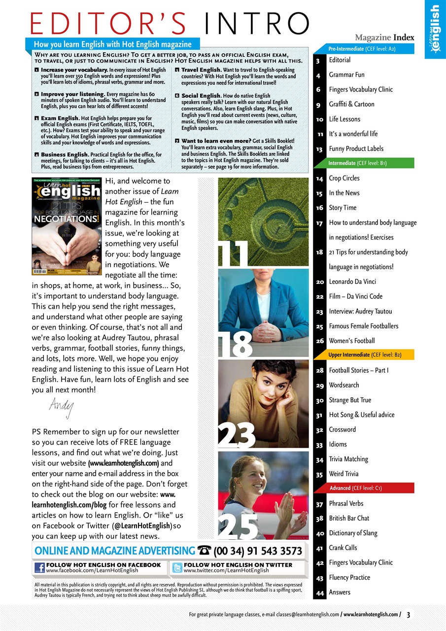 Learn Hot English Preview Pages
