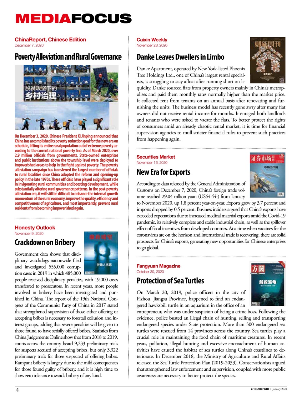 China Report Preview Pages