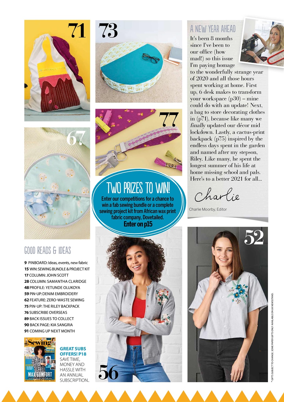 Simply Sewing Preview Pages