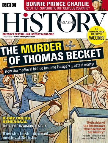 History Extra Magazine issue January 2021