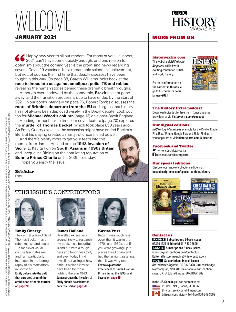 History Extra Magazine Preview Pages