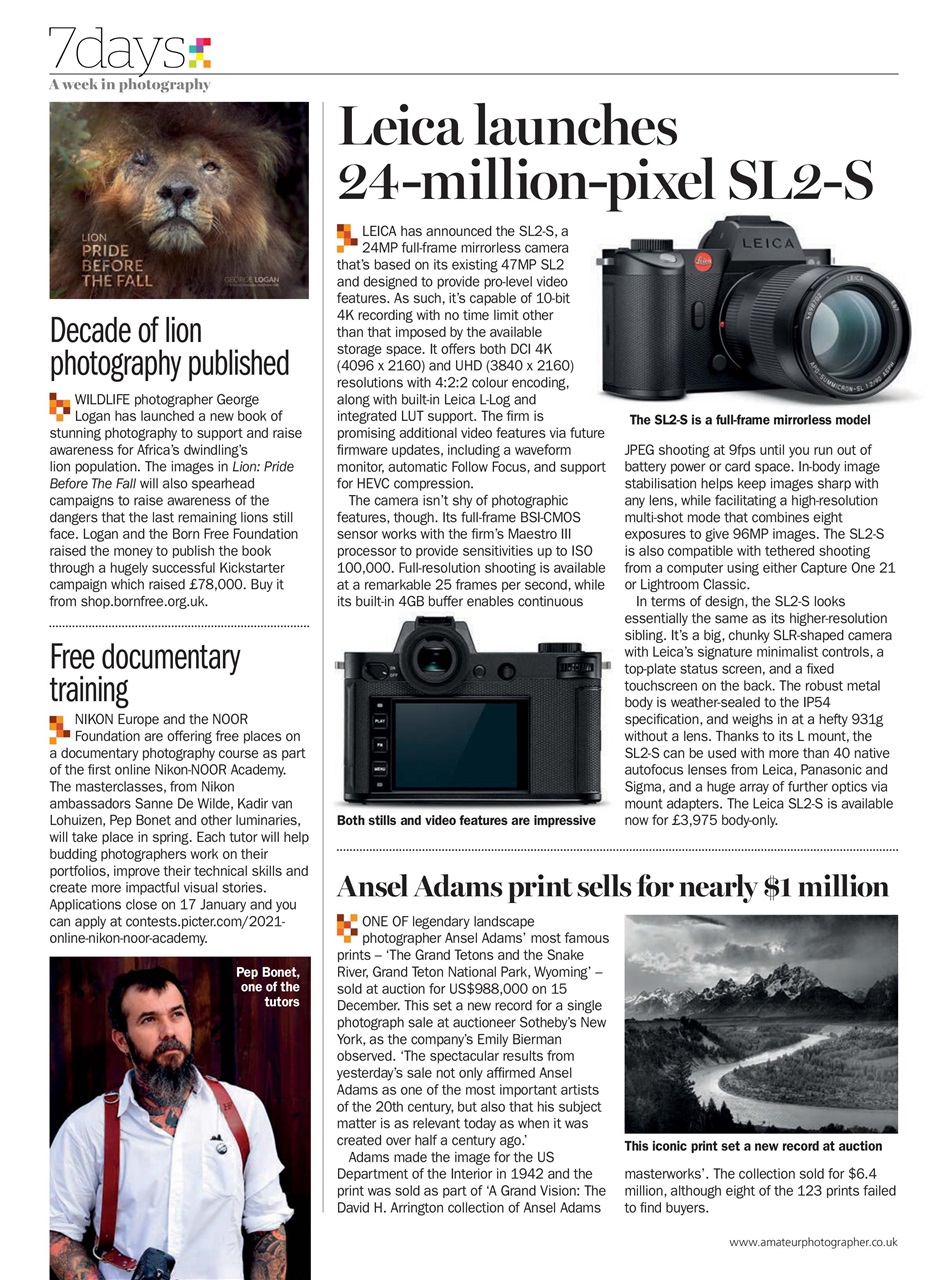 Amateur Photographer Preview Pages
