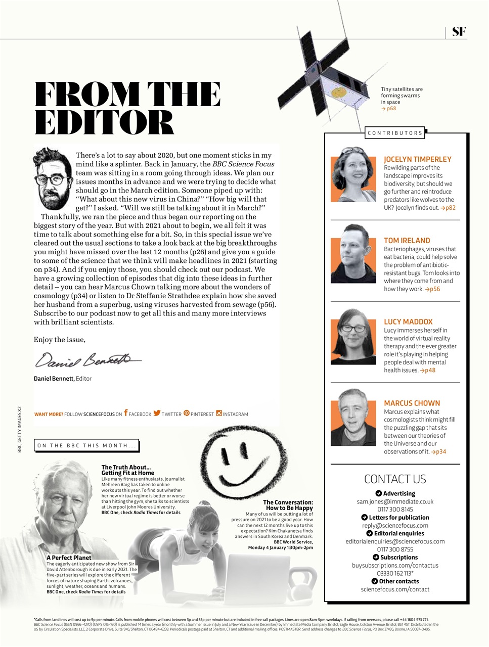 BBC Science Focus Magazine Preview Pages