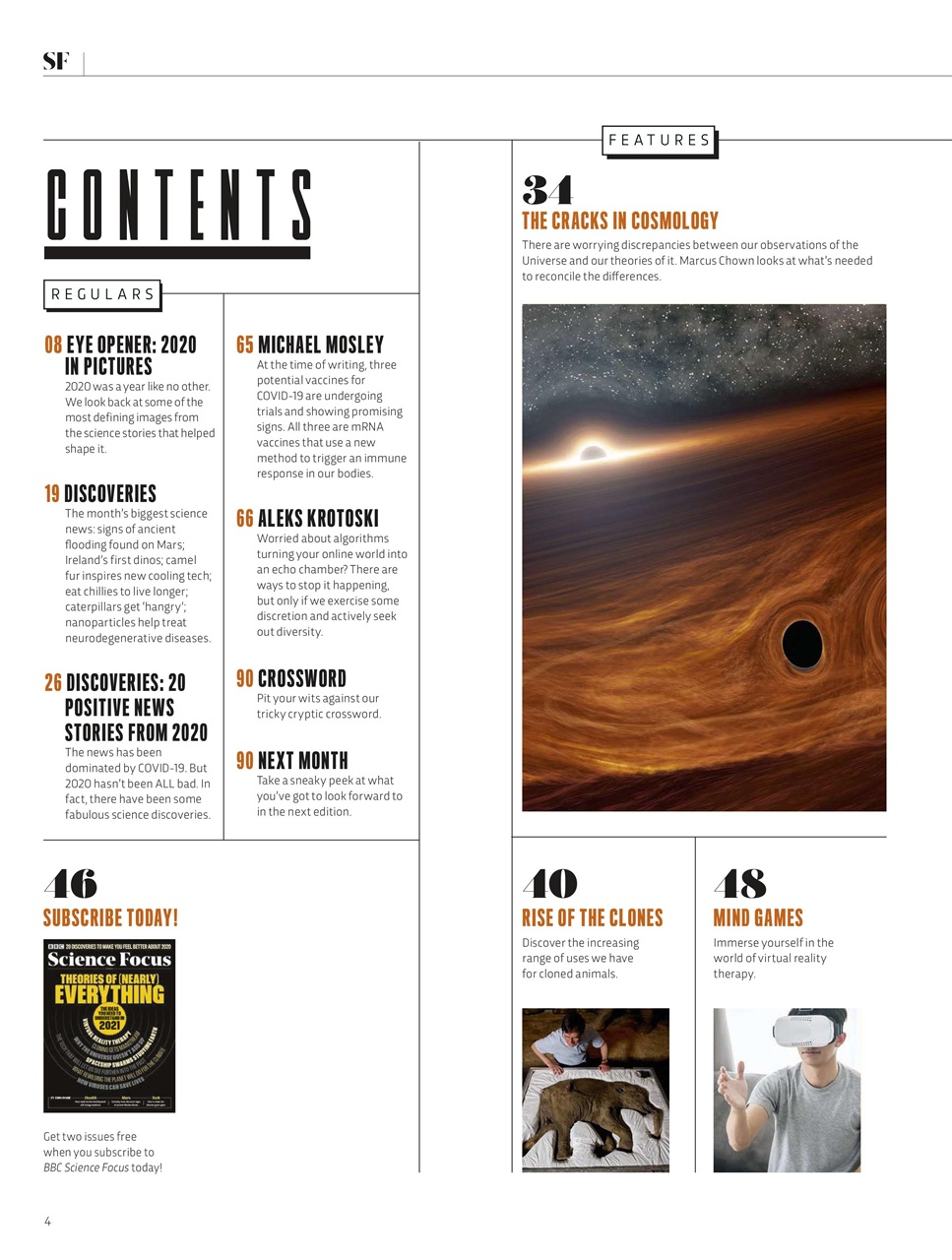 BBC Science Focus Magazine Preview Pages