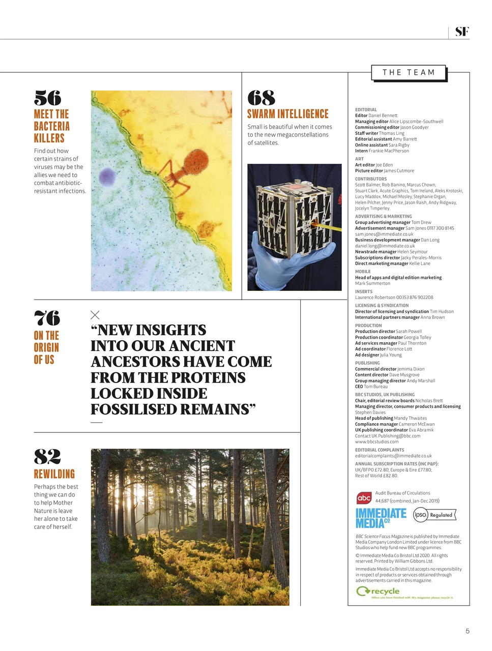 BBC Science Focus Magazine Preview Pages