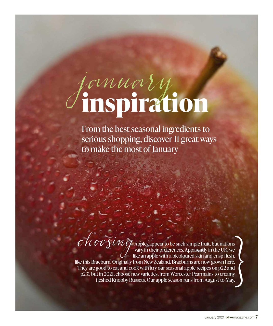 Olive Magazine Preview Pages