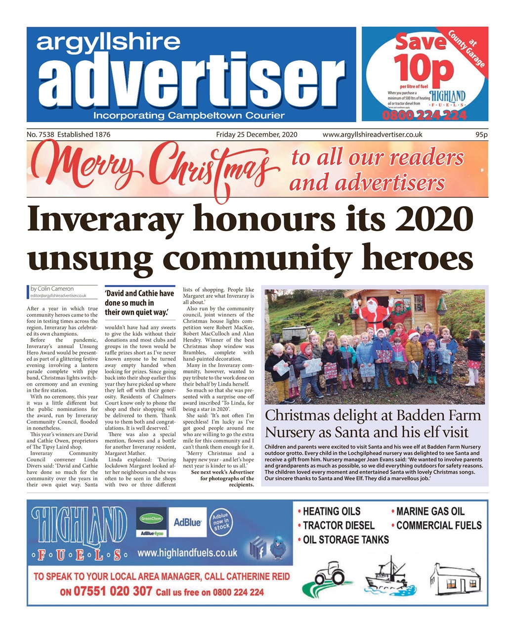 Argyllshire Advertiser Preview Pages