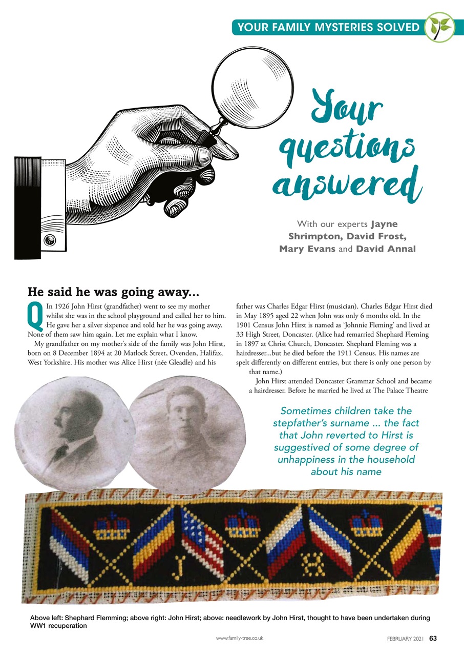 Family Tree Preview Pages