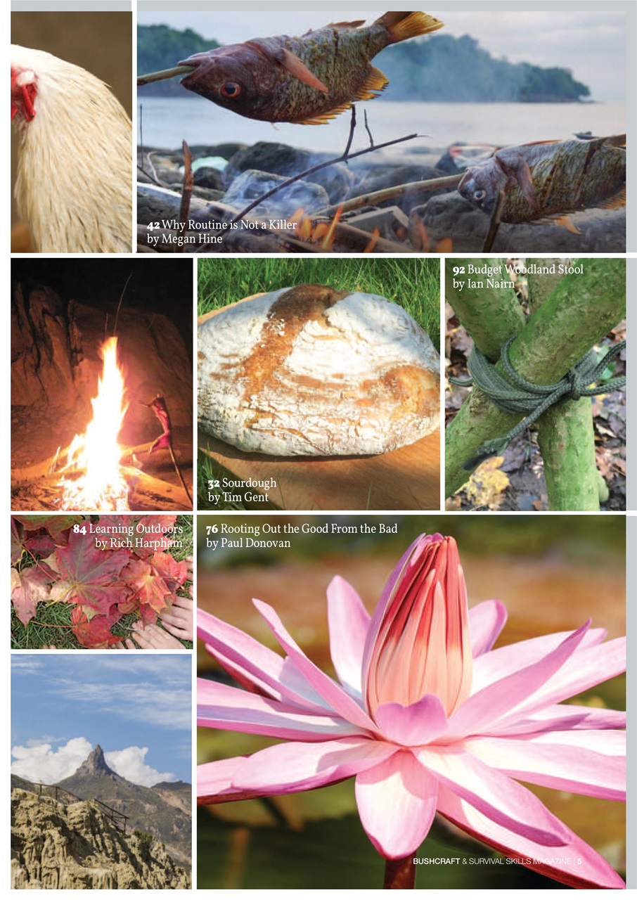 Bushcraft & Survival Skills Magazine Preview Pages