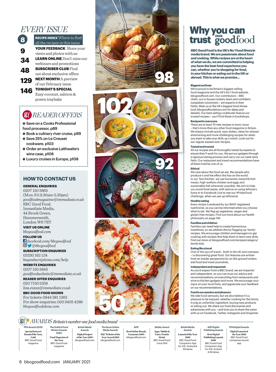 Good Food Magazine Preview Pages