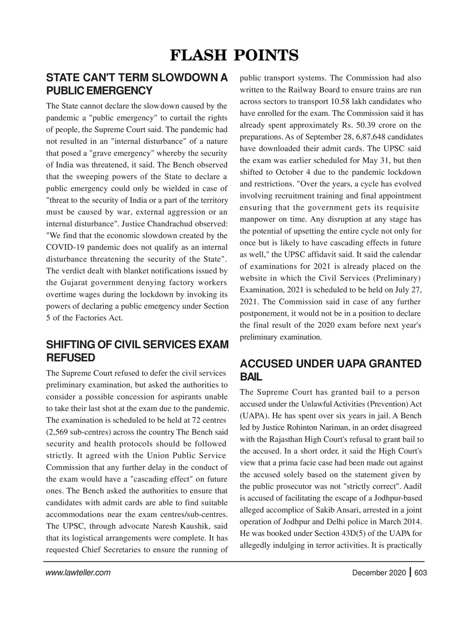 Lawteller – A Legal Awareness Magazine Preview Pages