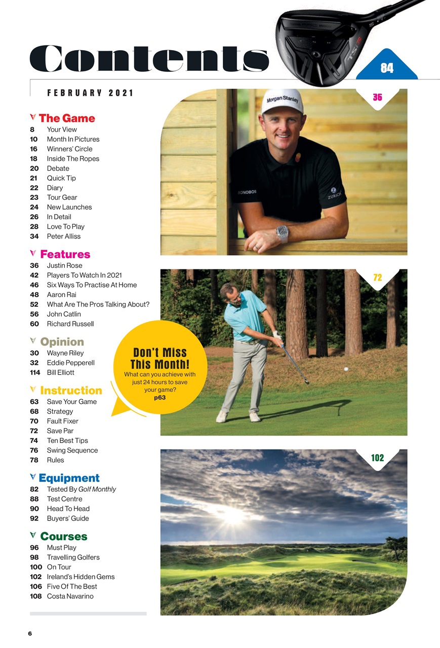 Golf Monthly Preview Pages