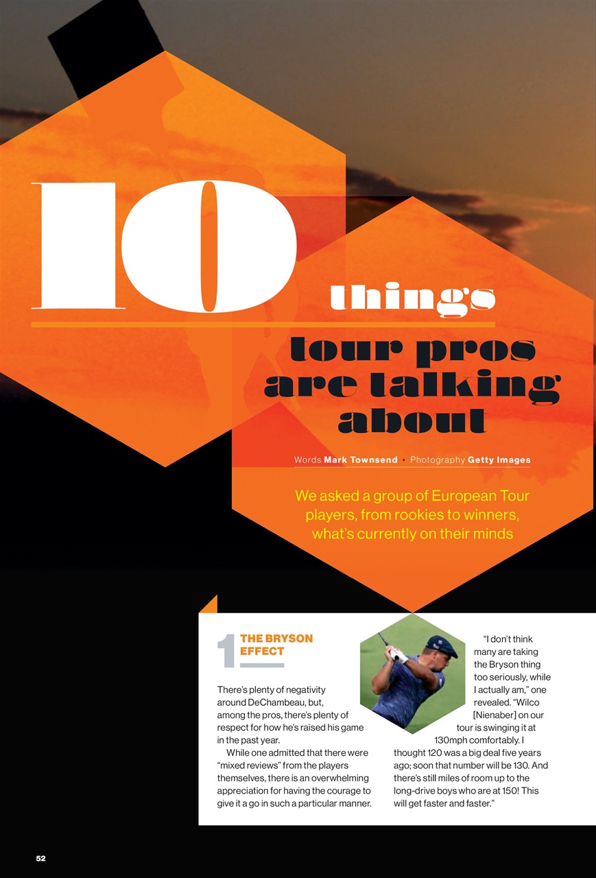 Golf Monthly Preview Pages