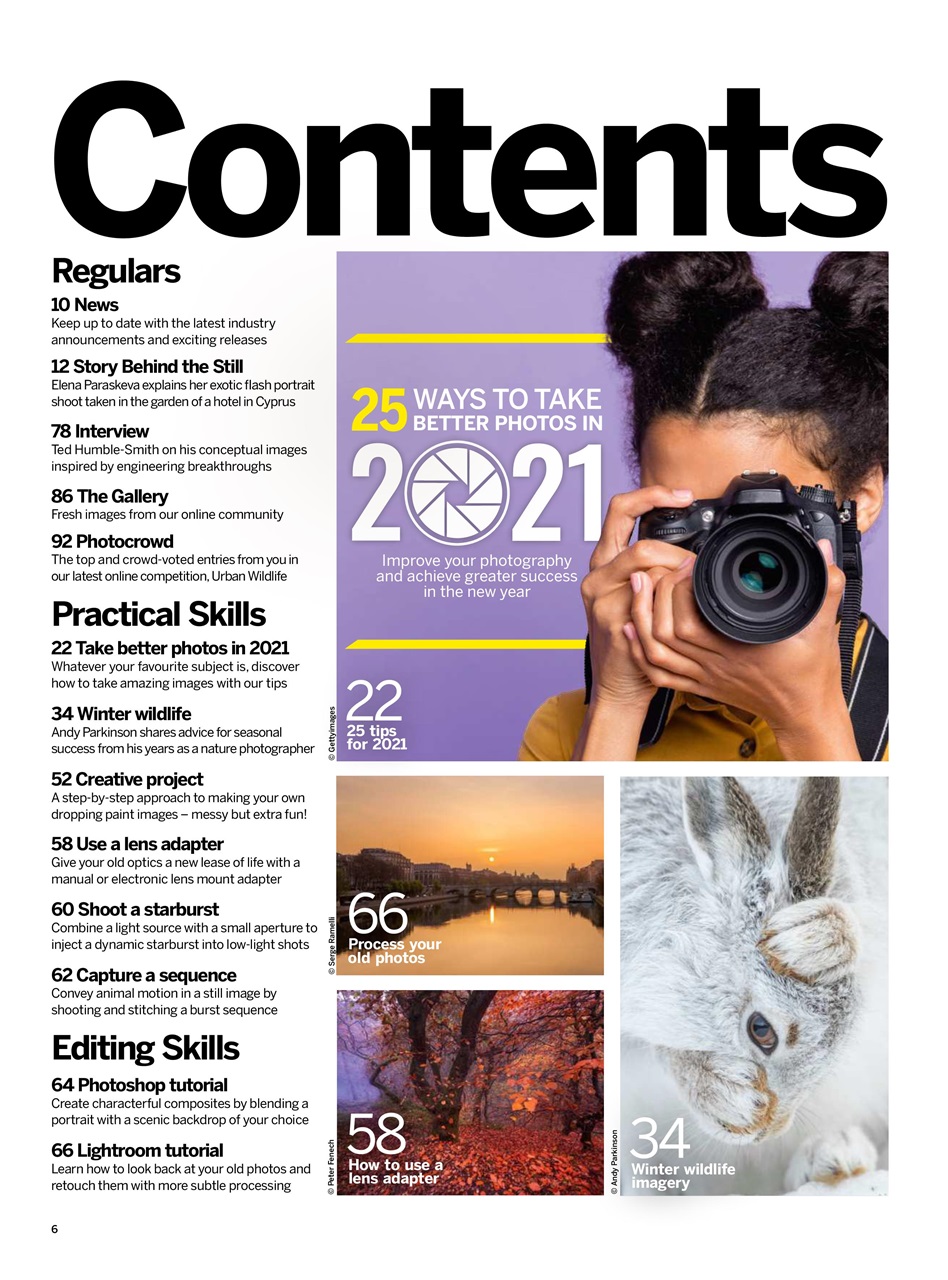 Digital Photographer Preview Pages