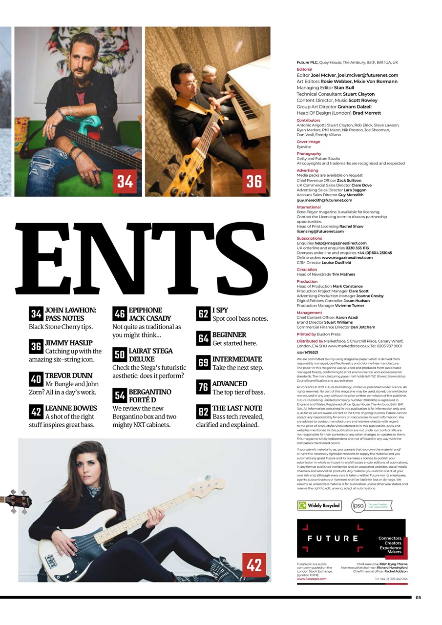 Bass Player UK Preview Pages