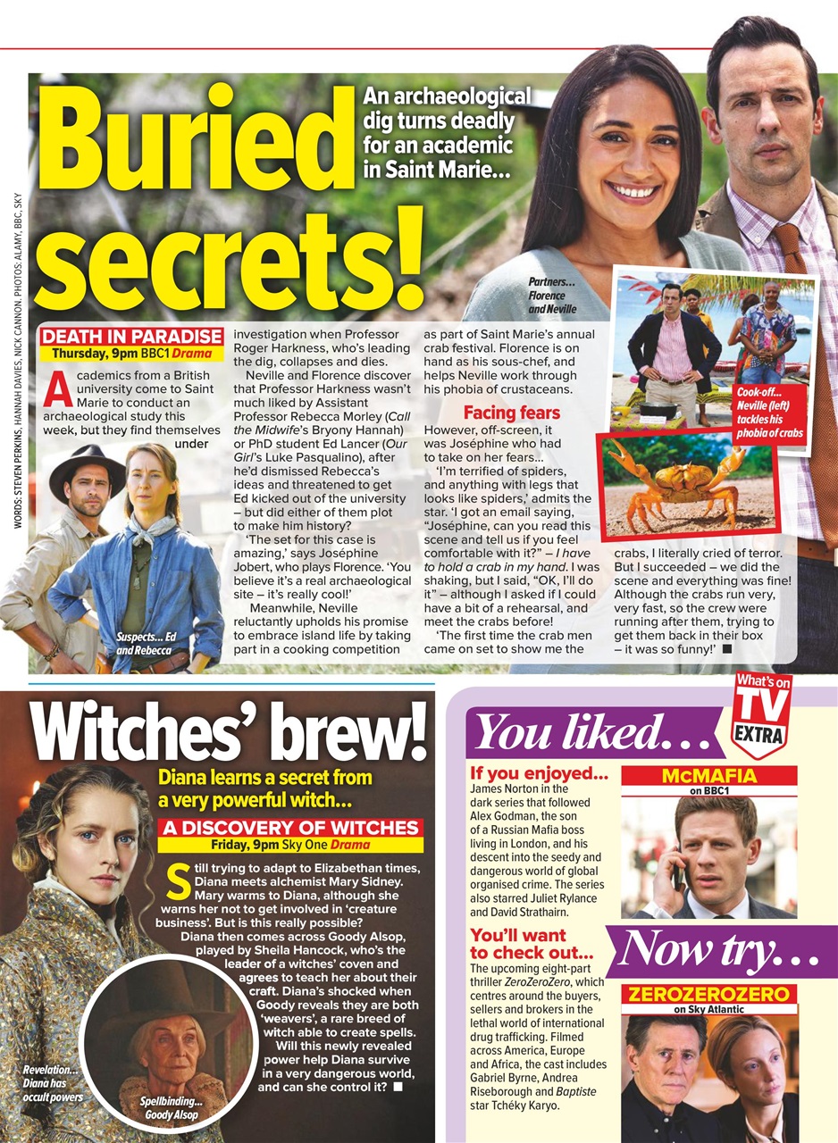 What's on TV Preview Pages